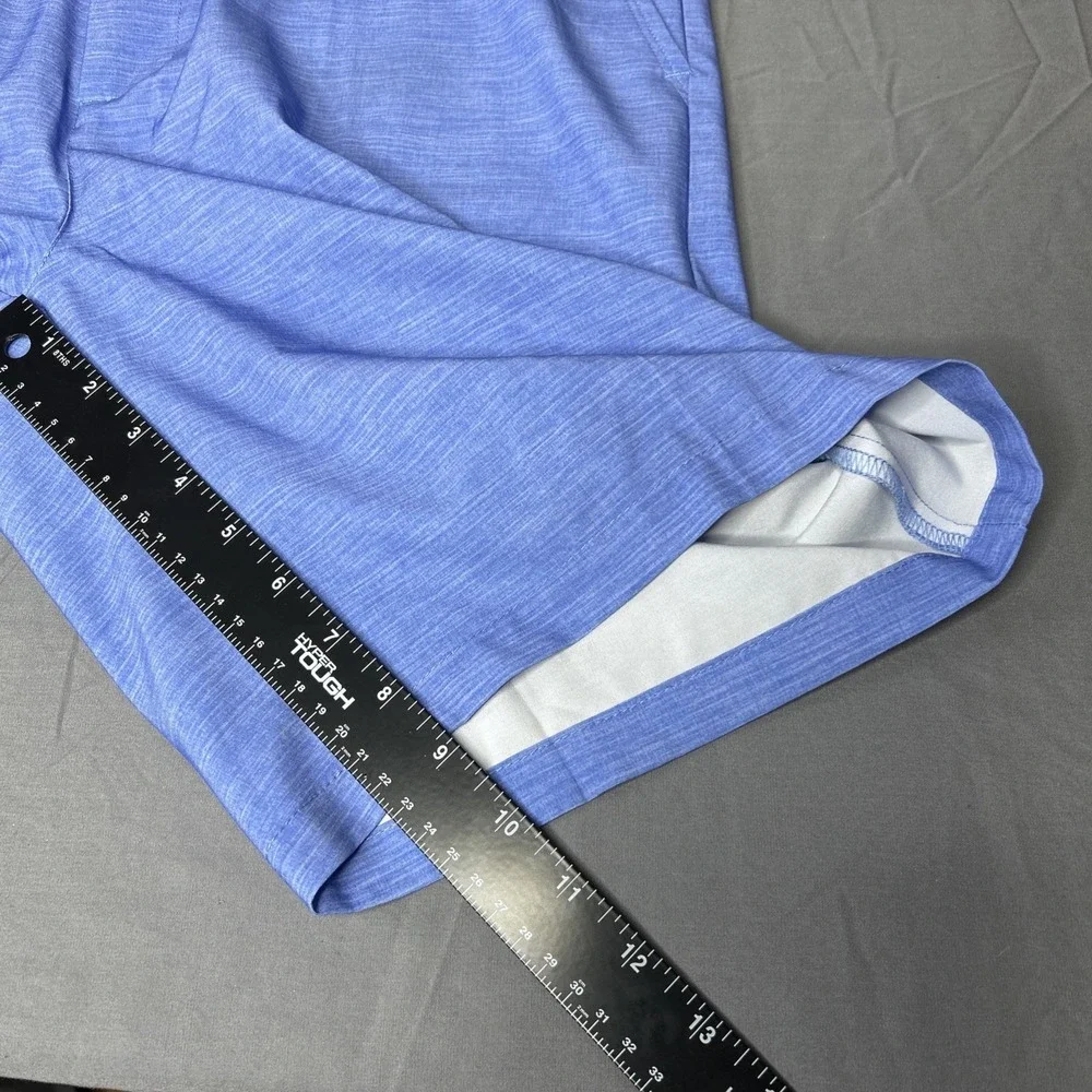 HEAD Golf Shorts Mens 36‎ Blue Flat Front Lightweight Stretch Performance
